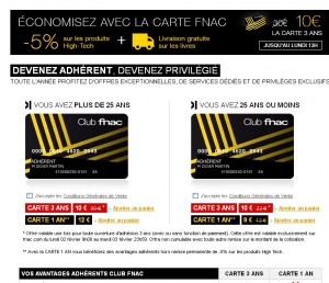 carte fnac
