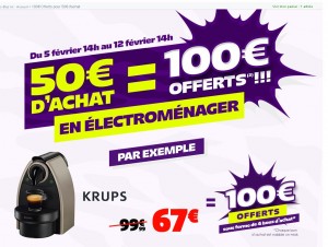 cdiscount offre electromenager