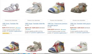 chaussures gbb enfants