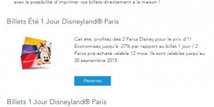 disneyland paris billets