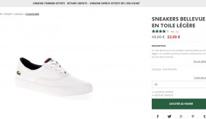 chaussures lacoste