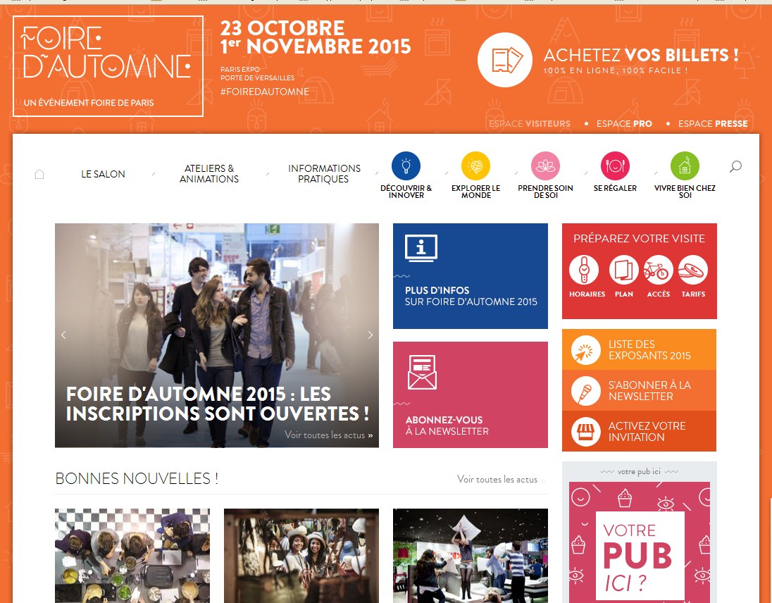 code invitation foire de paris