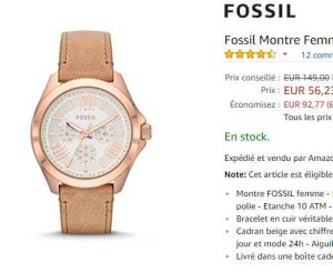 montre fossil