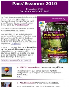 Passessonne réduction sur attractions dans l’Essonne