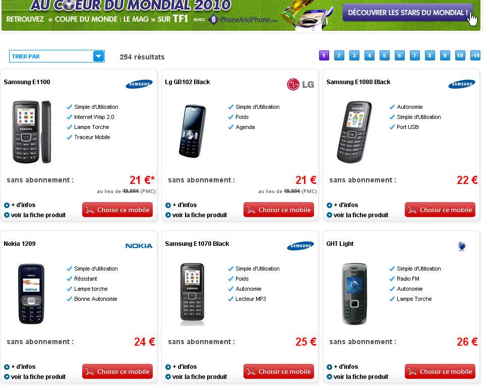 Des telephones mobiles sans engagement pas chers .. - Bons plans et
