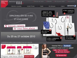 Frais de port offert sur EspaceMax