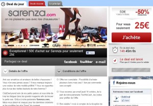 25 euros de reduction chez Sarenza pour vos nouvelles chaussures