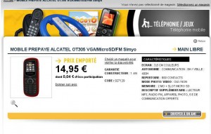 Un mobile sans engagement à moins de 15 euros