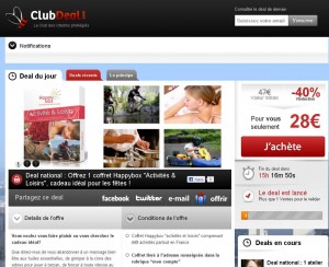 Coffet cadeau Happy Box « activité » à 28 euros au lieu de 47