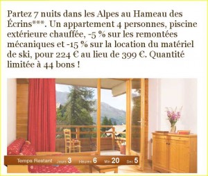 Une location pour 4 personnes pour 224 euros à Puy Saint Vincent