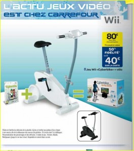 Wii : Cyberbike à moitié prix