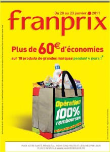 18 produits 100 pourcents remboursés chez Franprix du 20 au 23 janvier
