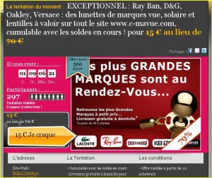 55 euros de remise sur lunettes , stations météo …