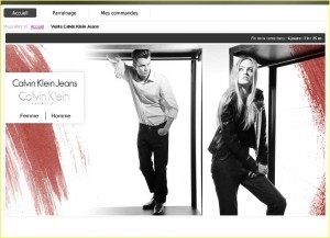 Jeans et vétements Calvin Klein en vente privée