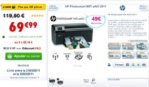Une imprimante Multifonctions Wifi à moins de 70 euros