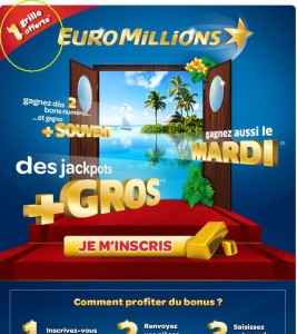 Jouez une grille euromillions gratuitement