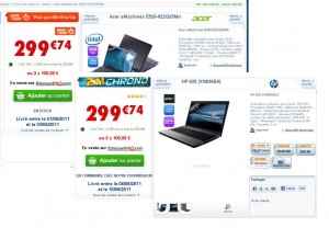 ordinateurs portables à moins de 300 euros