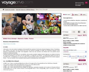 Billets disneyland moins chers jusqu’au 30 mai