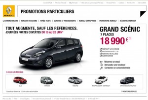 Super affaires chez Renault sur plusieurs modeles en serie limitée