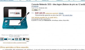 Nintendo 3DS à 170 euros