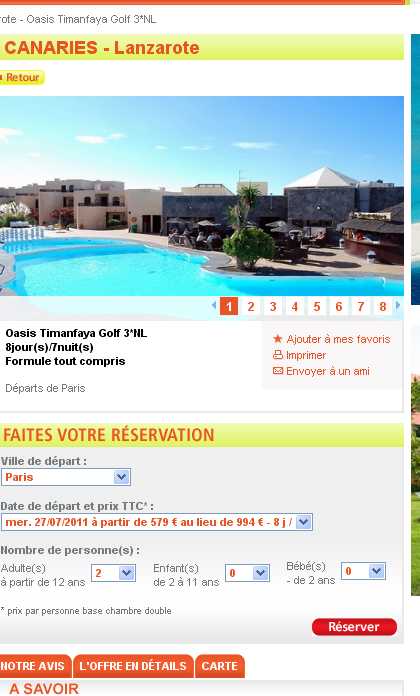 Séjour en all inclusive aux canaries à prix intéressant