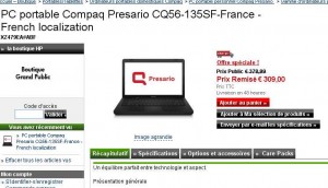 pc portable dual core , 3Go à moins de 310 euros port inclu