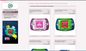 consoles et jeux leapfrog / leapster pour enfants en vente privee
