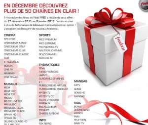 50 chaines tv gratuites sur freebox du 17 decembre au 3 janvier