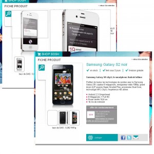 Sosh : Iphone4S à 509 euros, Samsung Galaxy s2 à 369 euros jusqu’au 8 fevrier