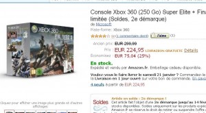 Pack XBOX360 250Go + final fantasy XIII + 2 manettes à moins de 225 euros