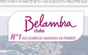 Belambra .. vente flash du 17 au 20/02 sur séjours à la montagne