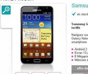 Samsung Galaxy Note à 359 euros avec un forfait sans engagement Sosh ?.. faire l’achat d’ici le 31 mars
