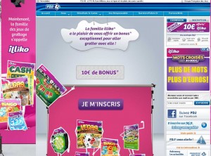 10 euros gratuits pour jouer aux jeux de grattage illiko de la francaise des jeux en ligne