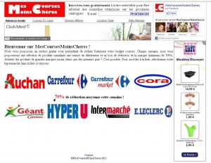 Mes courses moins cheres .. le site qui référence les optimisations en supermarchés pour payer moins cher …