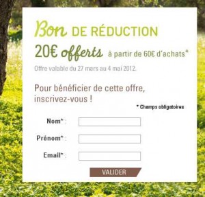 20 euros de remise immediate pour 60 d’achats dans les magasins fly jusqu’au 4 mai 2012