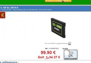 Disque dur ssd serial ata 3 120go pour moins de 100 euros livraison incluse