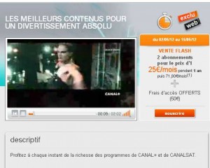 Abonnés Orange : Canalplus + Canalsat à 25 euros par mois durant 1 an .. plus qu’un jour