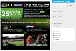 Canal+ et Canalsat à 25€ par mois durant un an pour un abonnement d’ici le 15 juin .. TERMINE