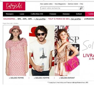 10% de remise supplémentaire sur les soldes chez galerie lafayette le 8 mai