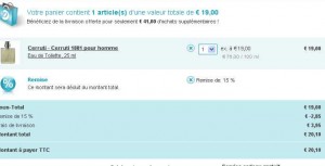 Eau de Toilette Cerruti 1881 pour hommes à 16.15 euros (autour de 27 normalement) … dernier jour (4 juillet )