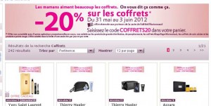Marionnaud : 20 % de remise sur les coffrets jusqu’au 3 juin