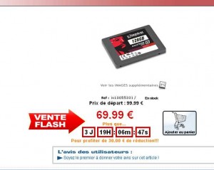Moins de 75 euros port inclu un disque dur SSD de 128go Serial Ata III