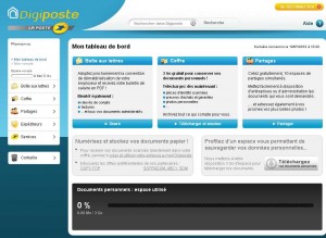 Digiposte : 3go d’espace de stockage gratuit en ligne sécurisé pour archiver factures, documents importants