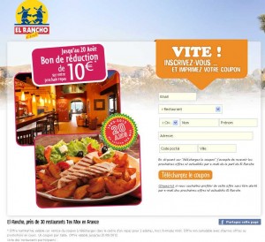 10 euros de remise dans les restaurants el rancho (jusqu’au 10 aout)