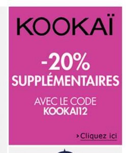 Vétements kookai sur amazon .. 20% de remise (sur les produits soldés aussi )