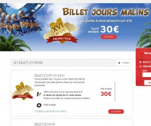 Parc Asterix à 30 euros certains jours de juillet aout en reservant en ligne