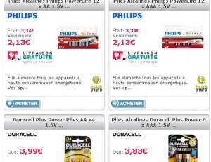 1.91 euros port inclu les lots de 12 piles alcalines Philips Powerlife AA ou AAA .. A nouveaux disponibles