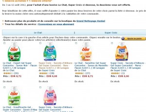 Amazon : une lessive achetée = 1 lessive offerte jusqu’au 12 aout