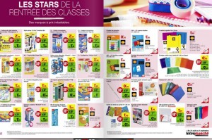 fournitures scolaires avec jusqu’à 50% de crédit sur la carte chez intermarché jusqu’au 2 septembre