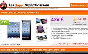 Moins de 430 euros l’ipad 3 16go wifi port inclu le 31 aout seulement